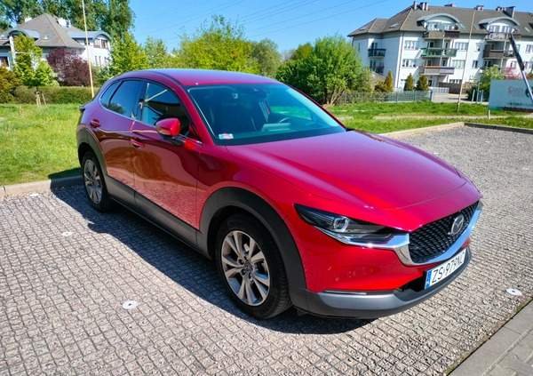 Mazda CX-30 cena 120000 przebieg: 45000, rok produkcji 2020 z Szczecin małe 137